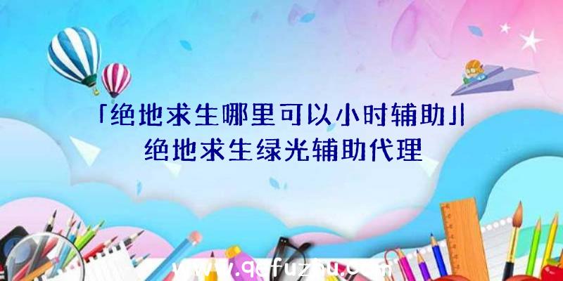 「绝地求生哪里可以小时辅助」|绝地求生绿光辅助代理